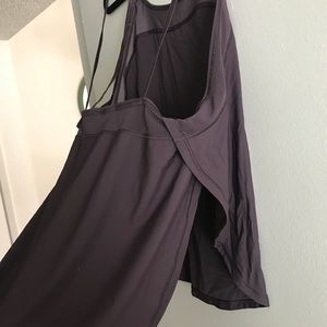 lululemon tank with strappy back, size 6